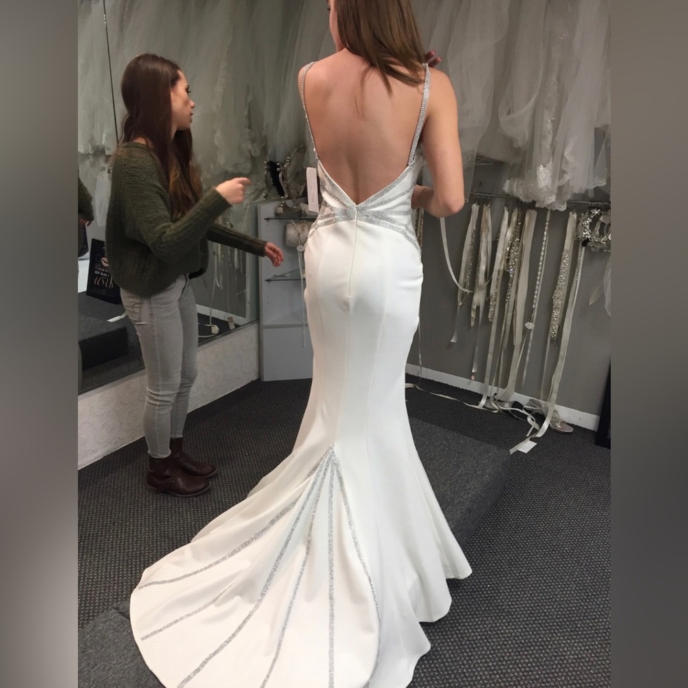 White Prom Dress Worn Once!!!